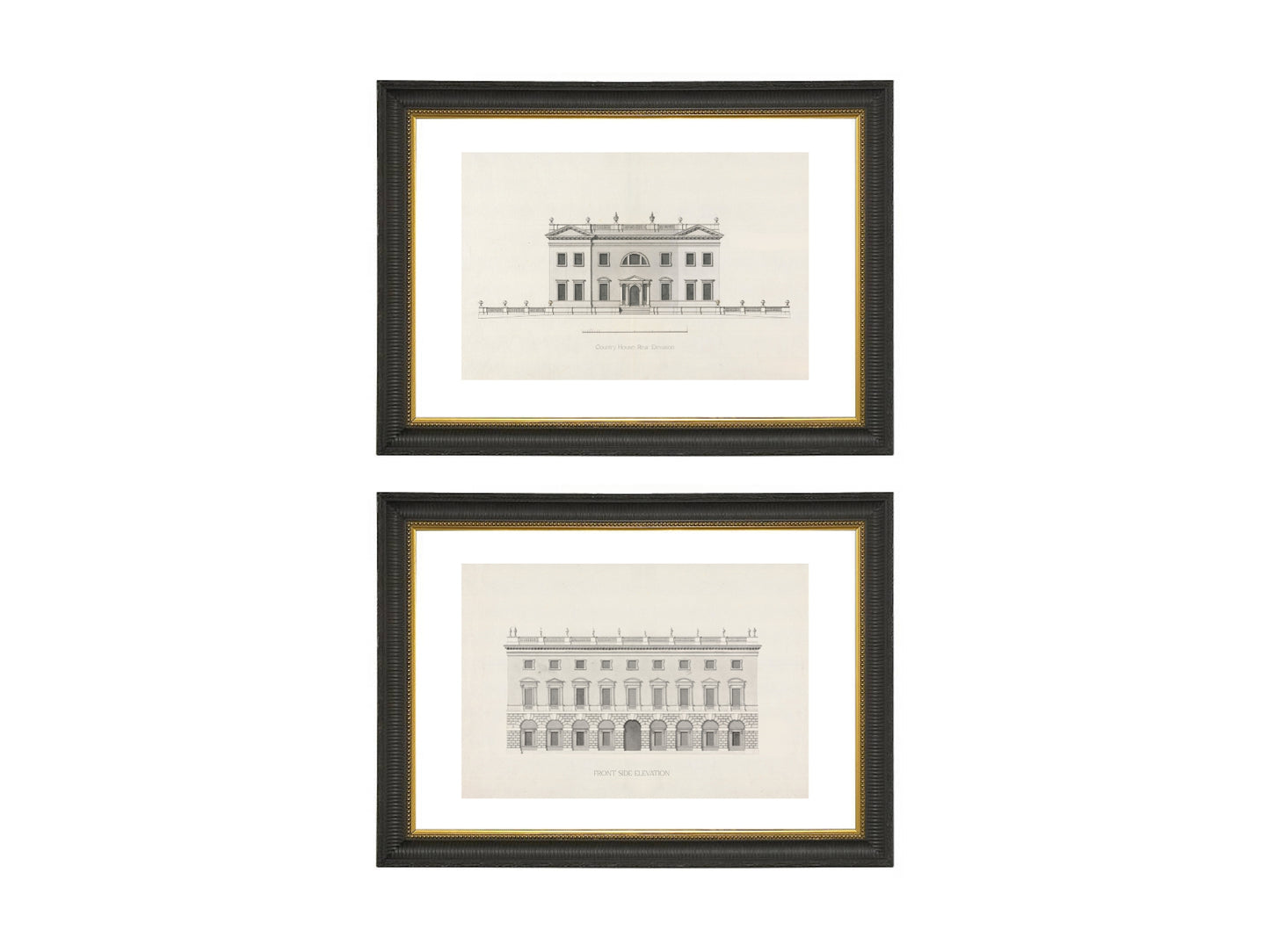 Classical Facade Engravings Set