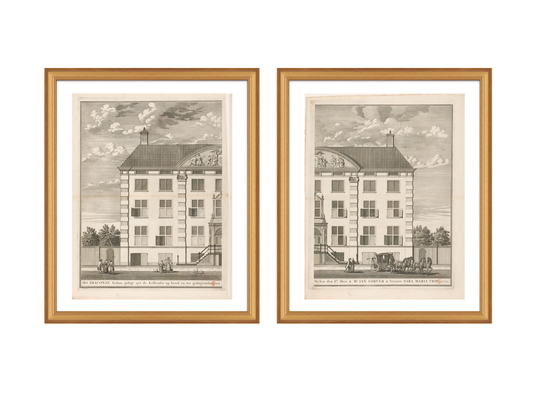 HOUSE FRONT ELEVATION VIEW PRINT