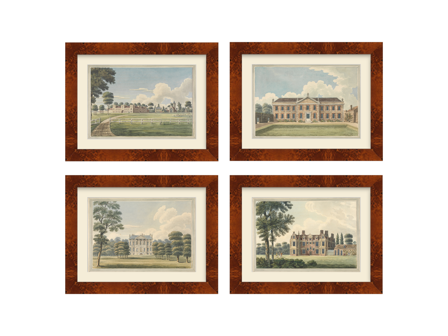 Three English Country Print