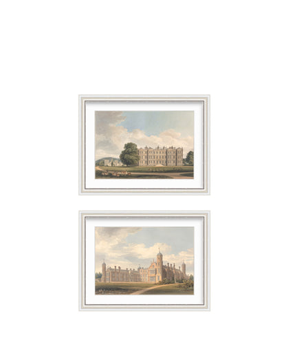 The English Manor Prints - Set of two