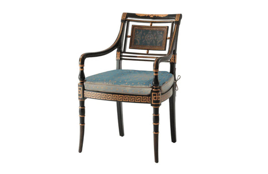 Neoclassical Painted Armchair