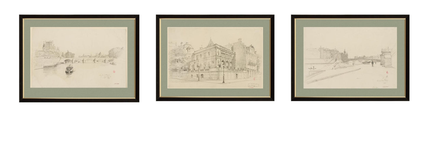 SKETCH OF PARISIAN VIEW