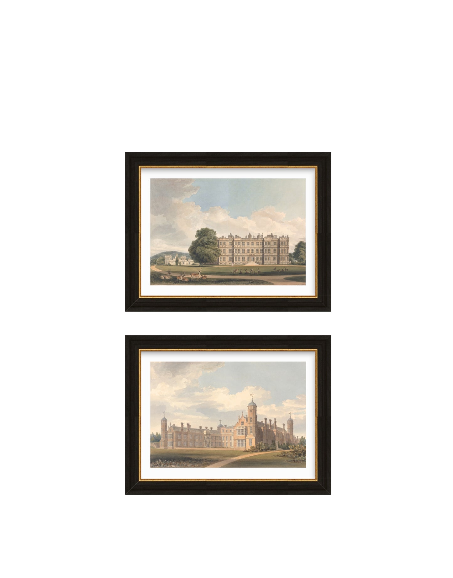 The English Manor Prints - Set of two