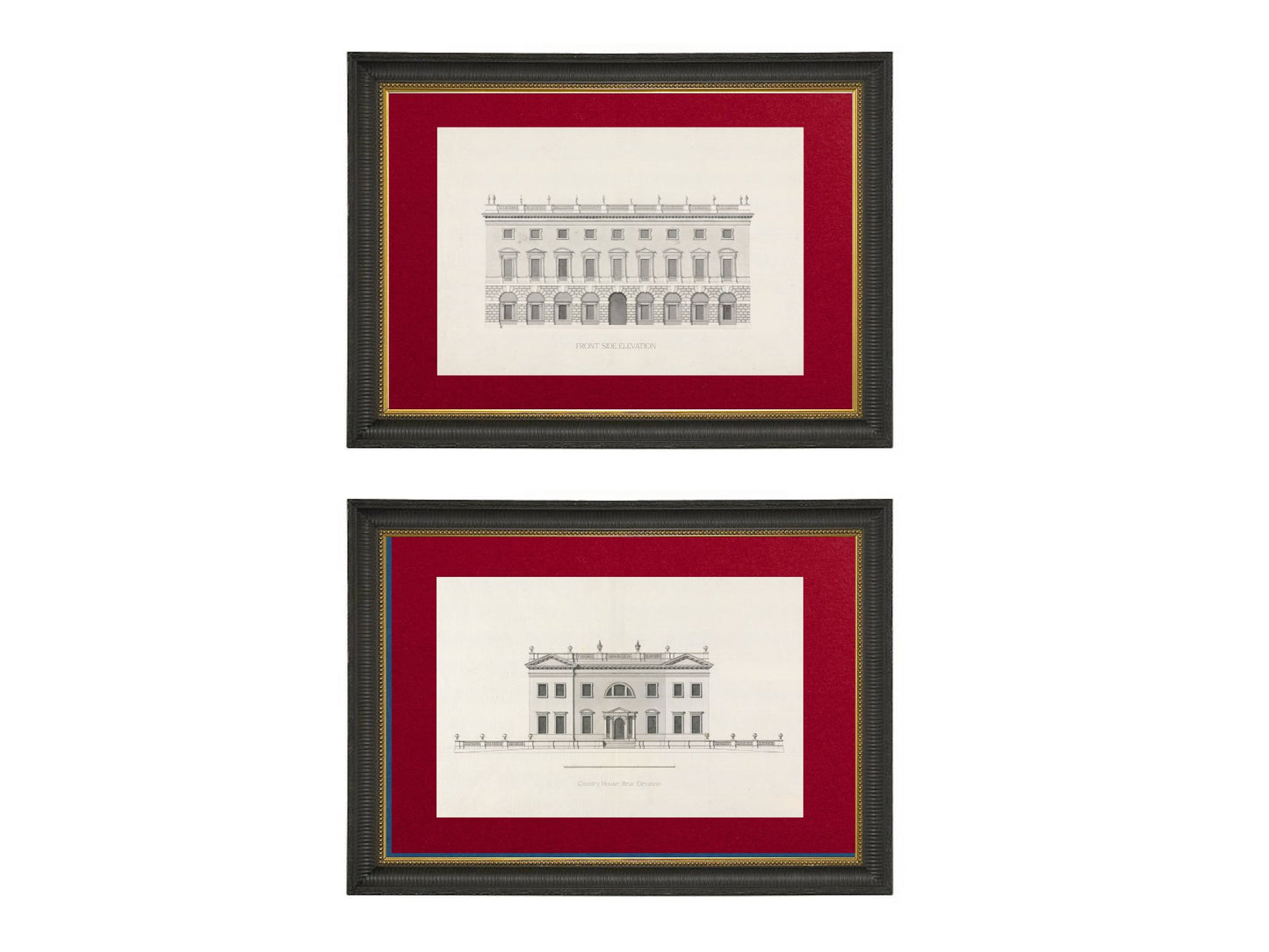 Classical Facade Engravings Set