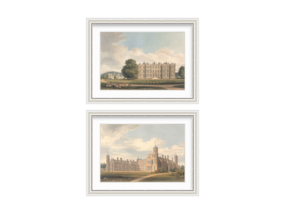 The English Manor Prints - Set of two