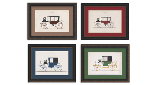 Antique Coach Illustrations